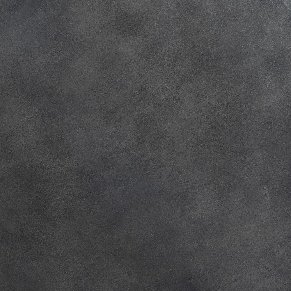 Bailey Round Drum Outdoor End Table - Aged Grey, Aluminum