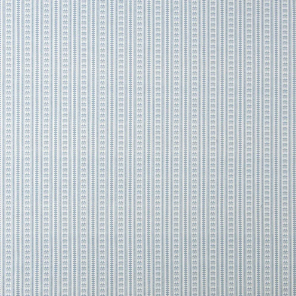 Bailey Stripe Woven Rush Wood Arm Chair - Blue