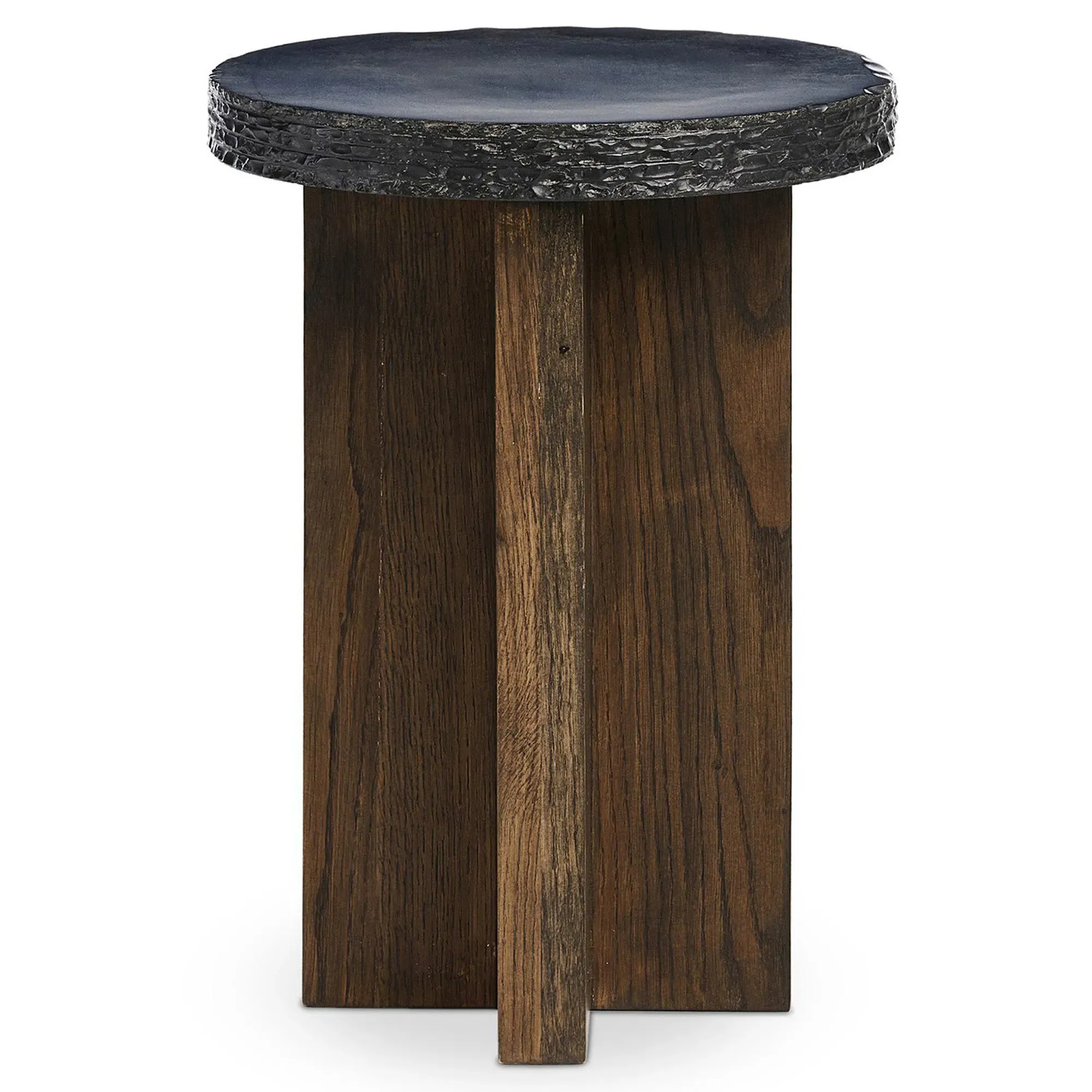 Balthazar Short End Table - Brown, Oak