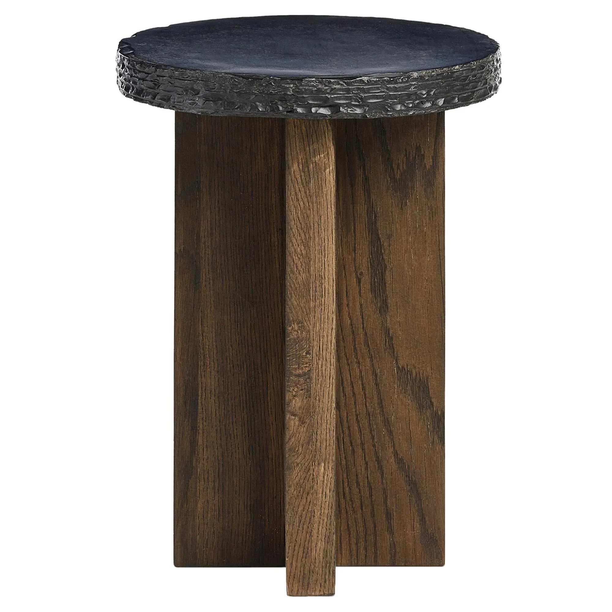 Balthazar Short End Table - Brown, Oak image