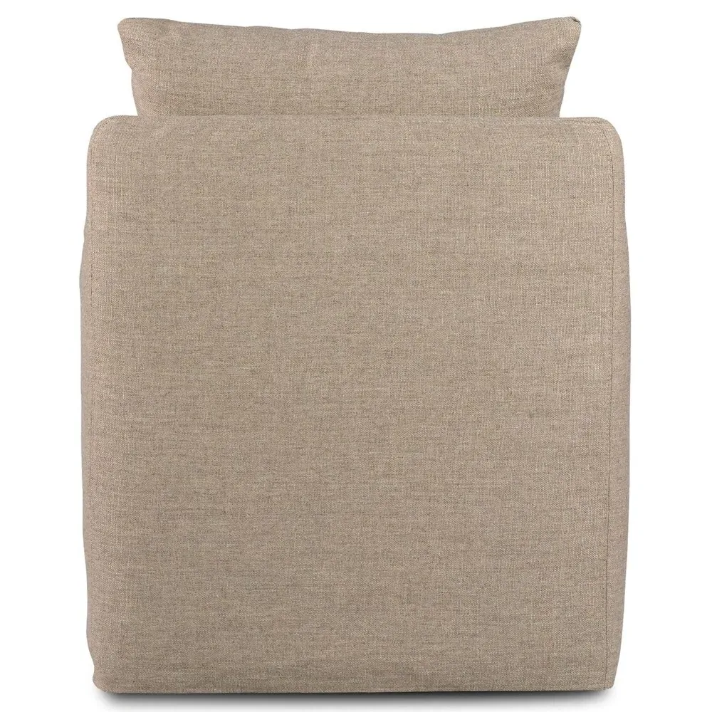 Banks Alcala Swivel Arm Chair - Taupe, Performance Fabric