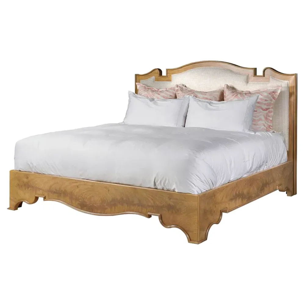 Barbizon Queen Size Bed Frame - Brown, Hardwood