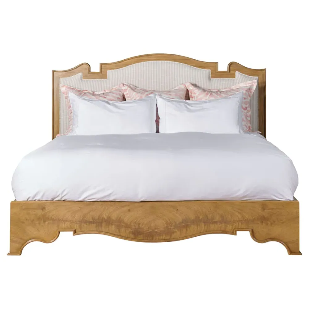 Barbizon Queen Size Bed Frame - Brown, Hardwood image