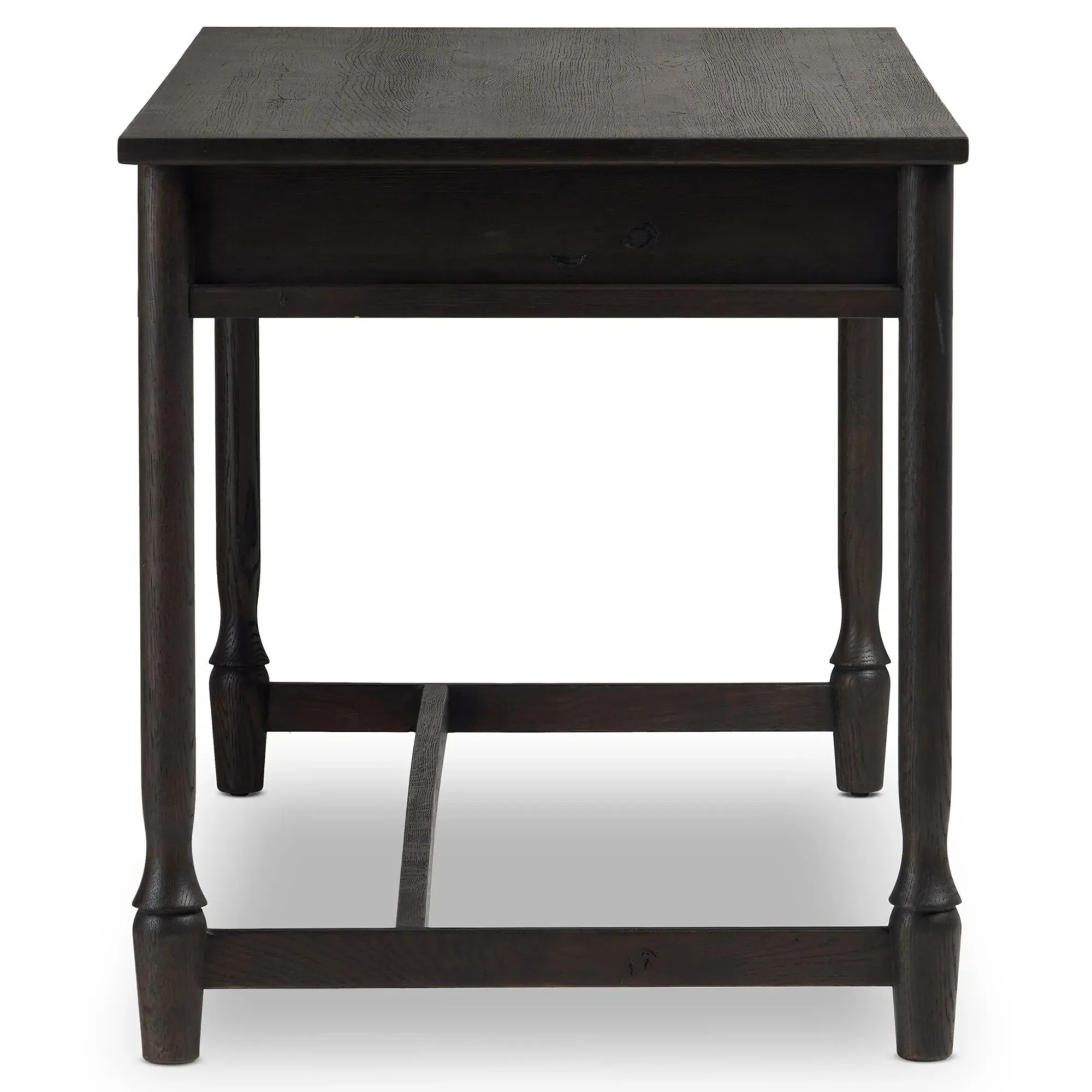Bari Desk - Smoked Black, Oak