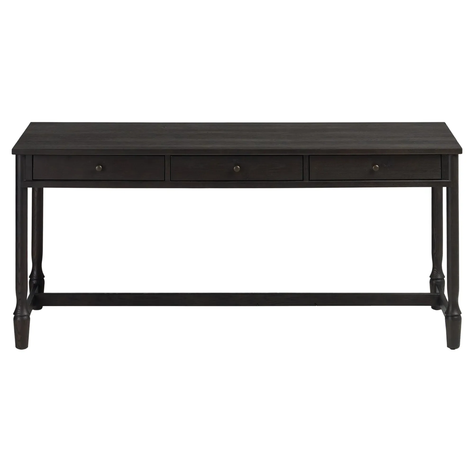Bari Desk - Smoked Black, Oak image