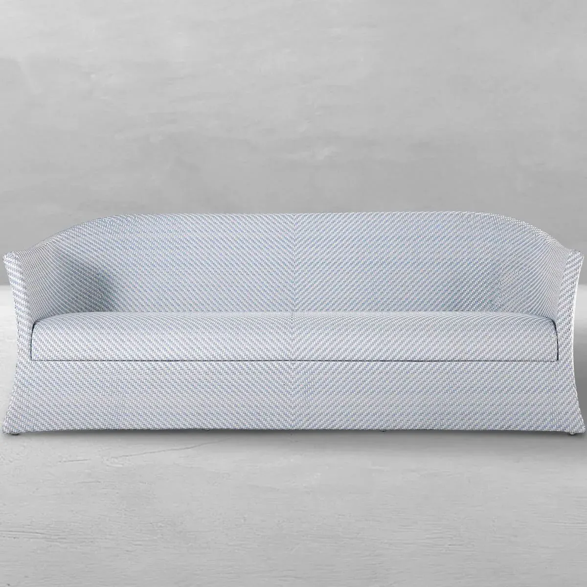 Bari Outdoor Sofa - Blue, Wicker