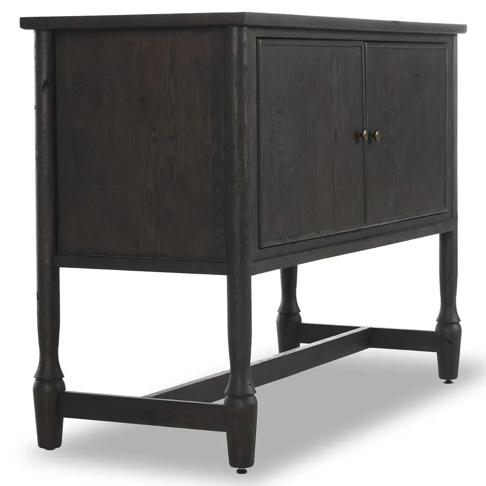 Bari Sideboard - Cracked Smoke Black, Oak