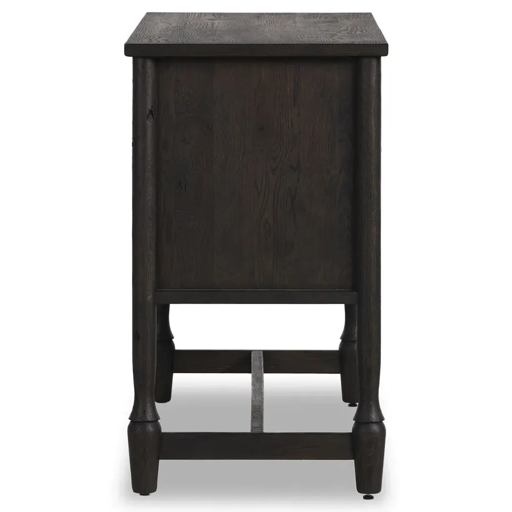 Bari Sideboard - Cracked Smoke Black, Oak