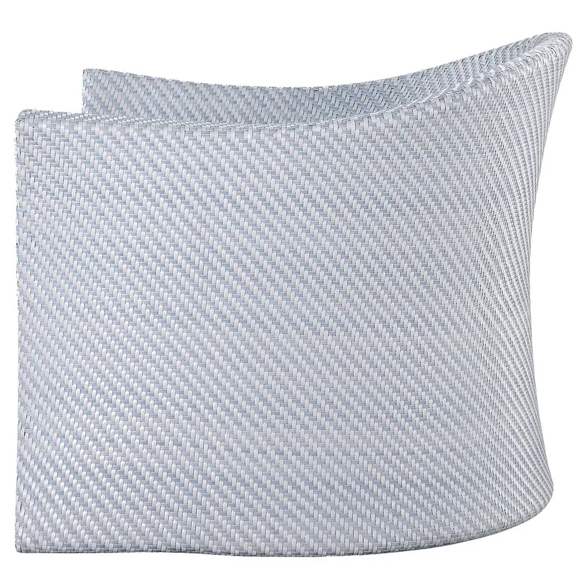 Bari Swivel Outdoor Lounge Chair - Blue, Wicker