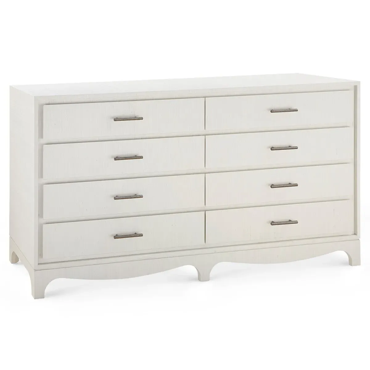 Barrett Double Dresser - Sand White, Wood