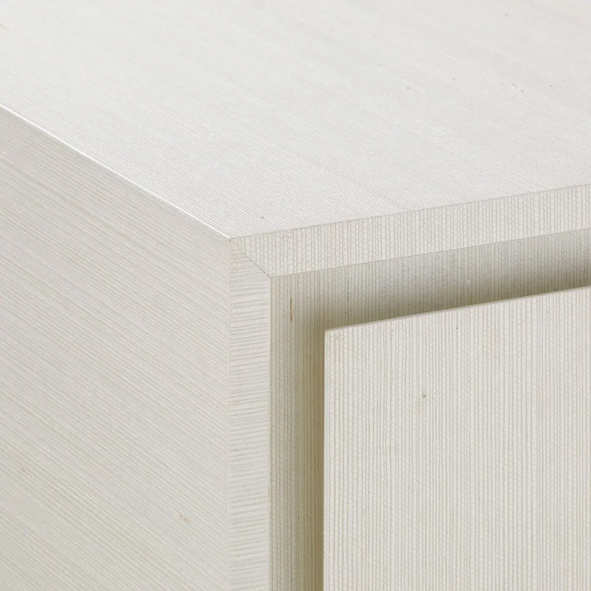 Barrett Double Dresser - Sand White, Wood