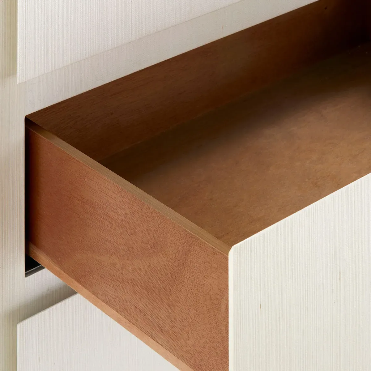 Barrett Double Dresser - Sand White, Wood