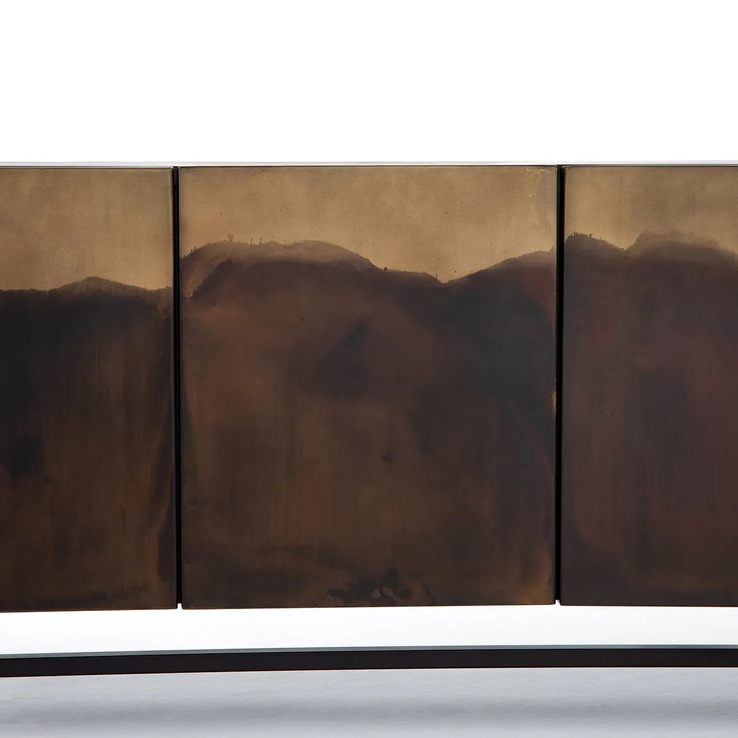 Baylor Industrial Media Console - Brown, Iron