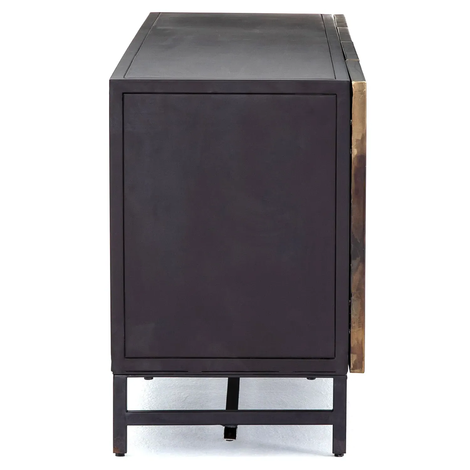 Baylor Industrial Media Console - Brown, Iron