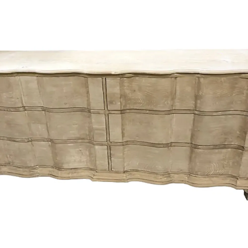 Beaufort Double Dresser - Grey Washed, Reclaimed Wood