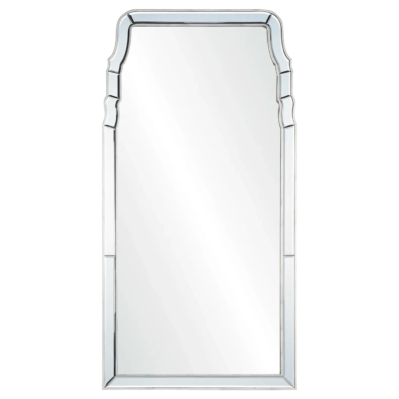 Beaune Arch Wall Mirror - Distressed Silver Leaf image