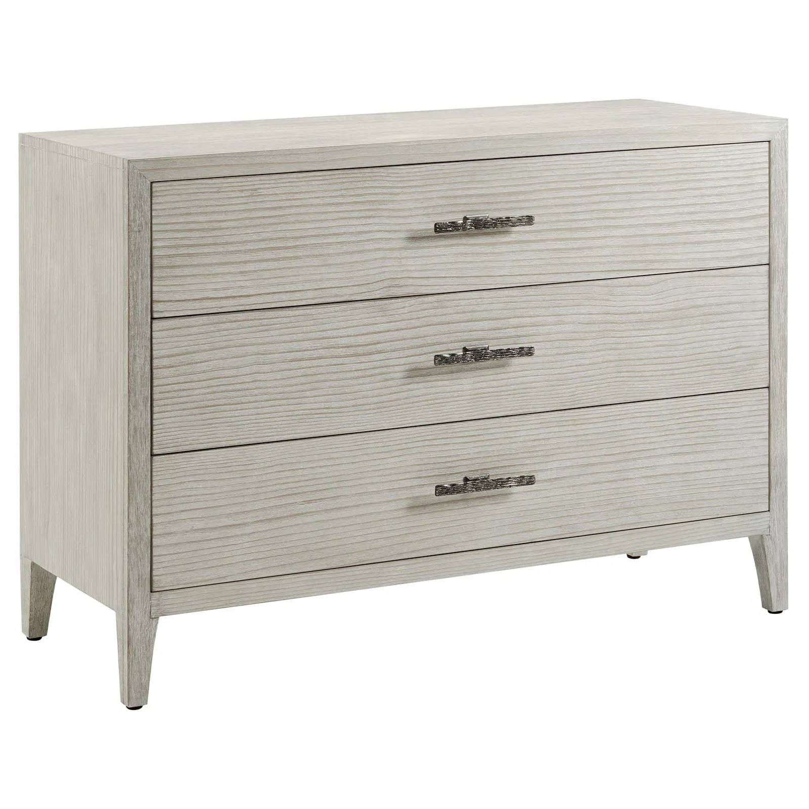 Beckett Bachelor Chest - White, Pine Wood