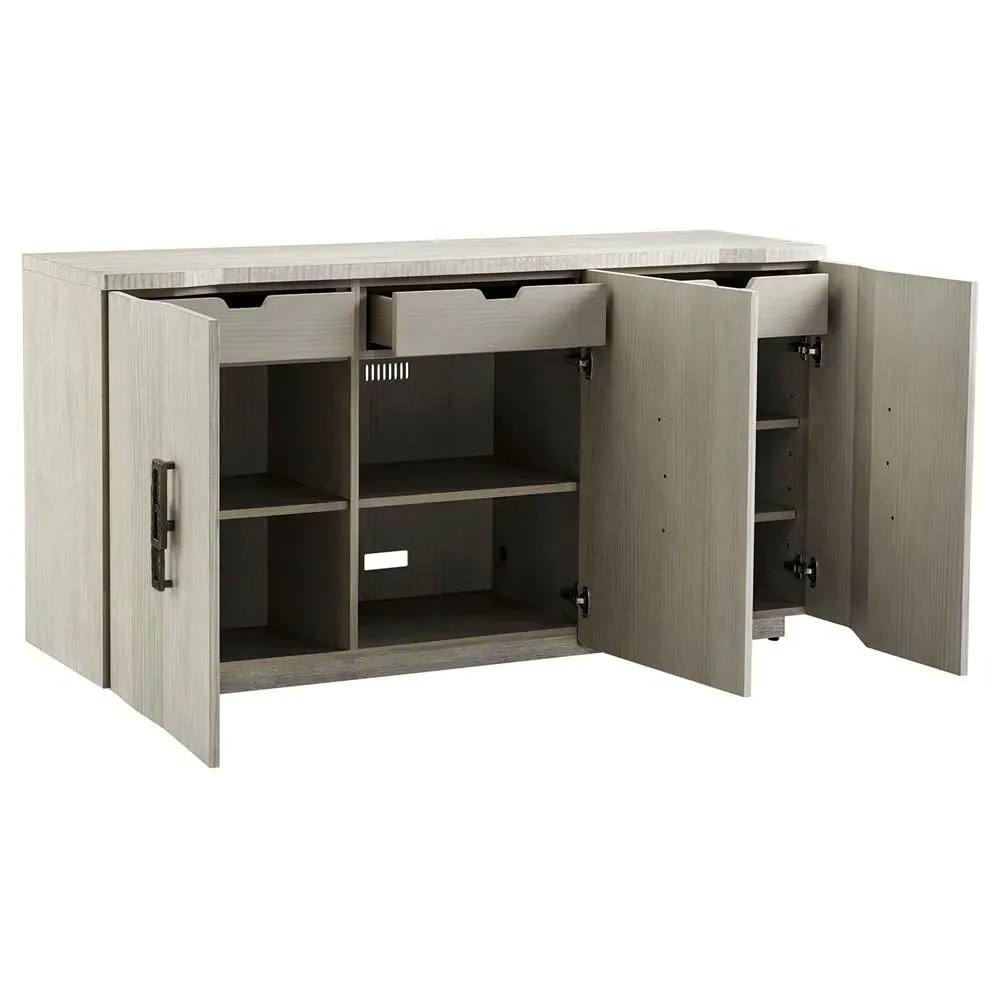 Beckett Credenza - White, Pine Wood