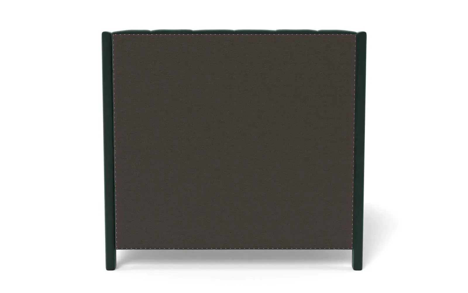 Beckett Queen Size Bed Frame - Lagoon, Velvet
