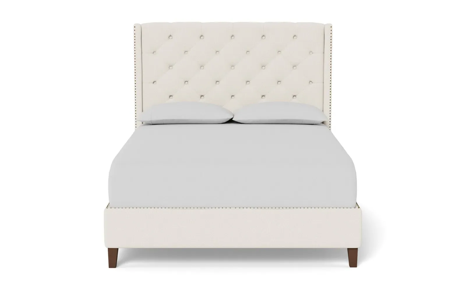 Beckett Queen Size Bed Frame - Mascarpone