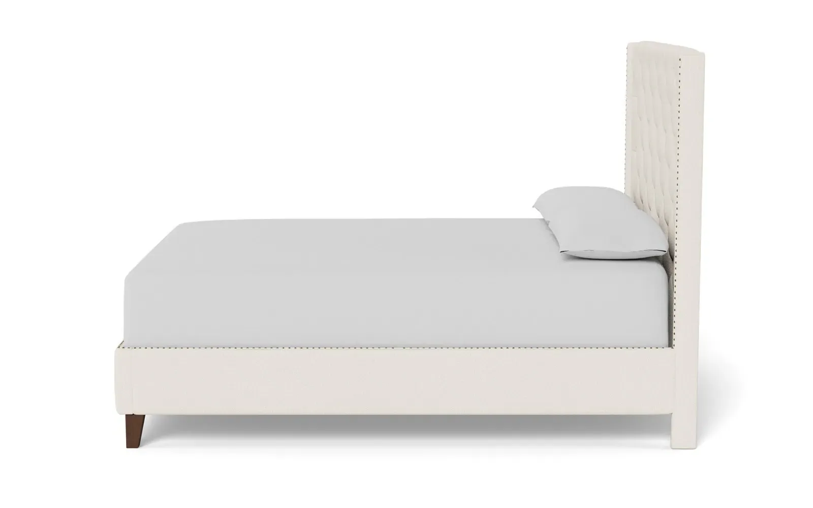 Beckett Queen Size Bed Frame - Mascarpone