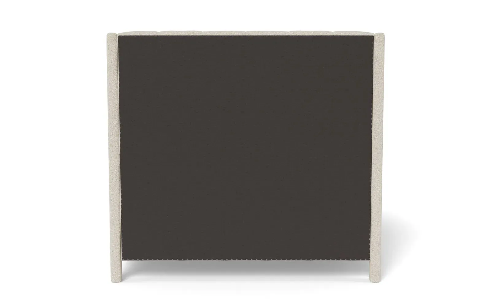 Beckett Queen Size Bed Frame - Sugar Cookie, Boucle