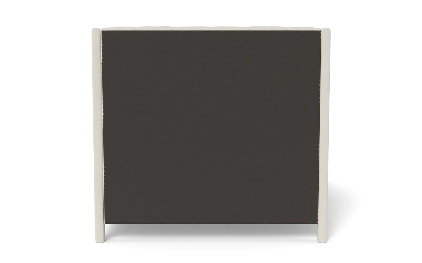 Beckett Queen Size Bed - Heathered Ivory, Chenille