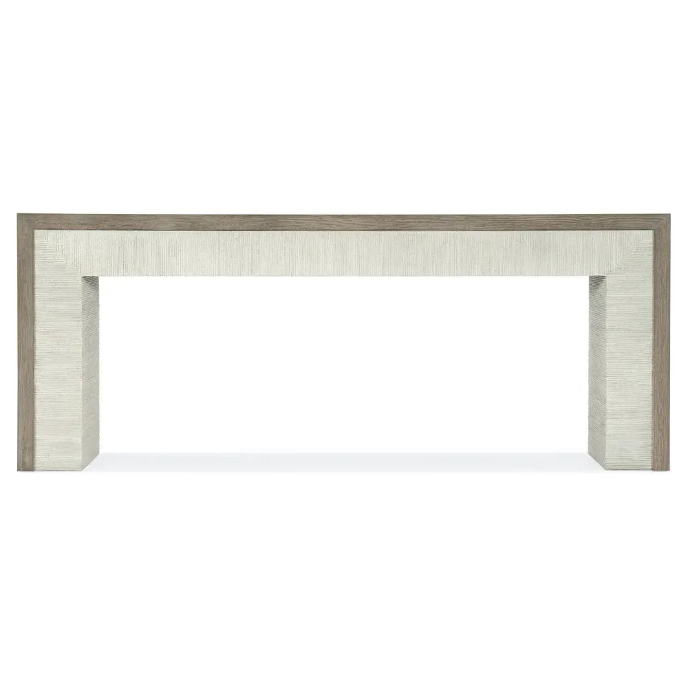 Beckett Rectangular Console Table - Grey, Oak