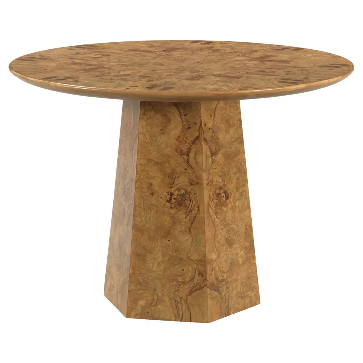 Beckner Round Dining Table - Brown, Ash Burl image