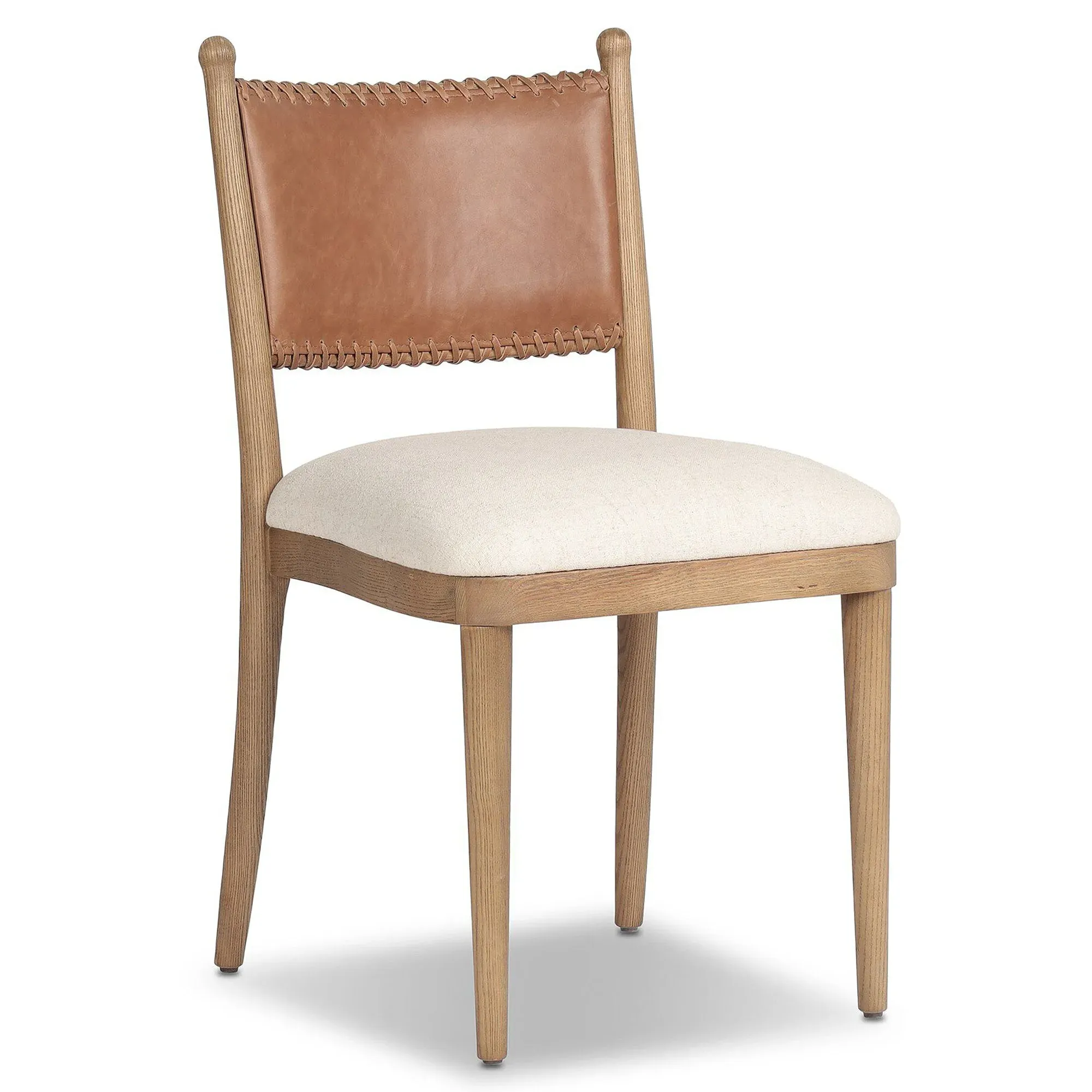Bella Dining Chair - Chestnut, Leather
