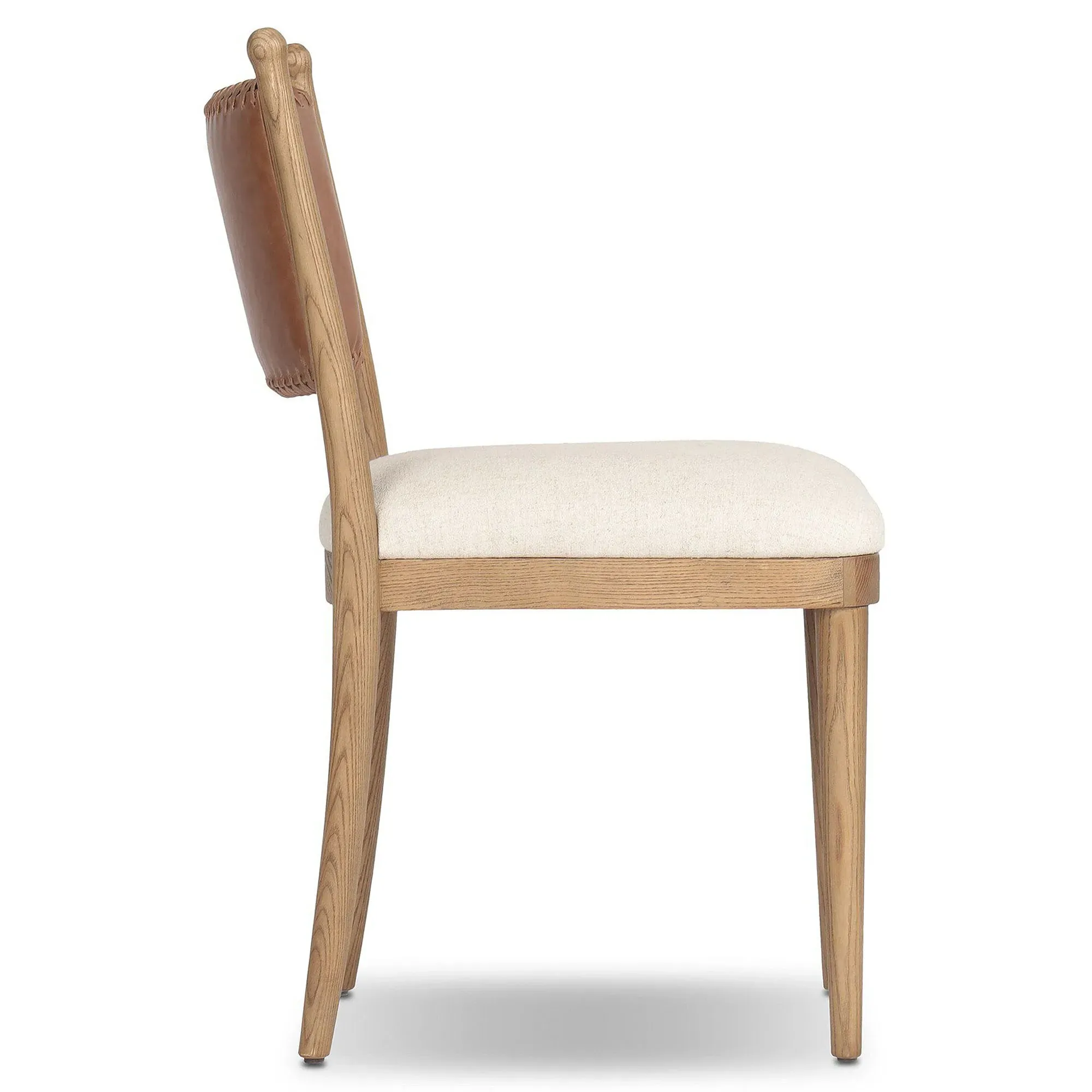 Bella Dining Chair - Chestnut, Leather