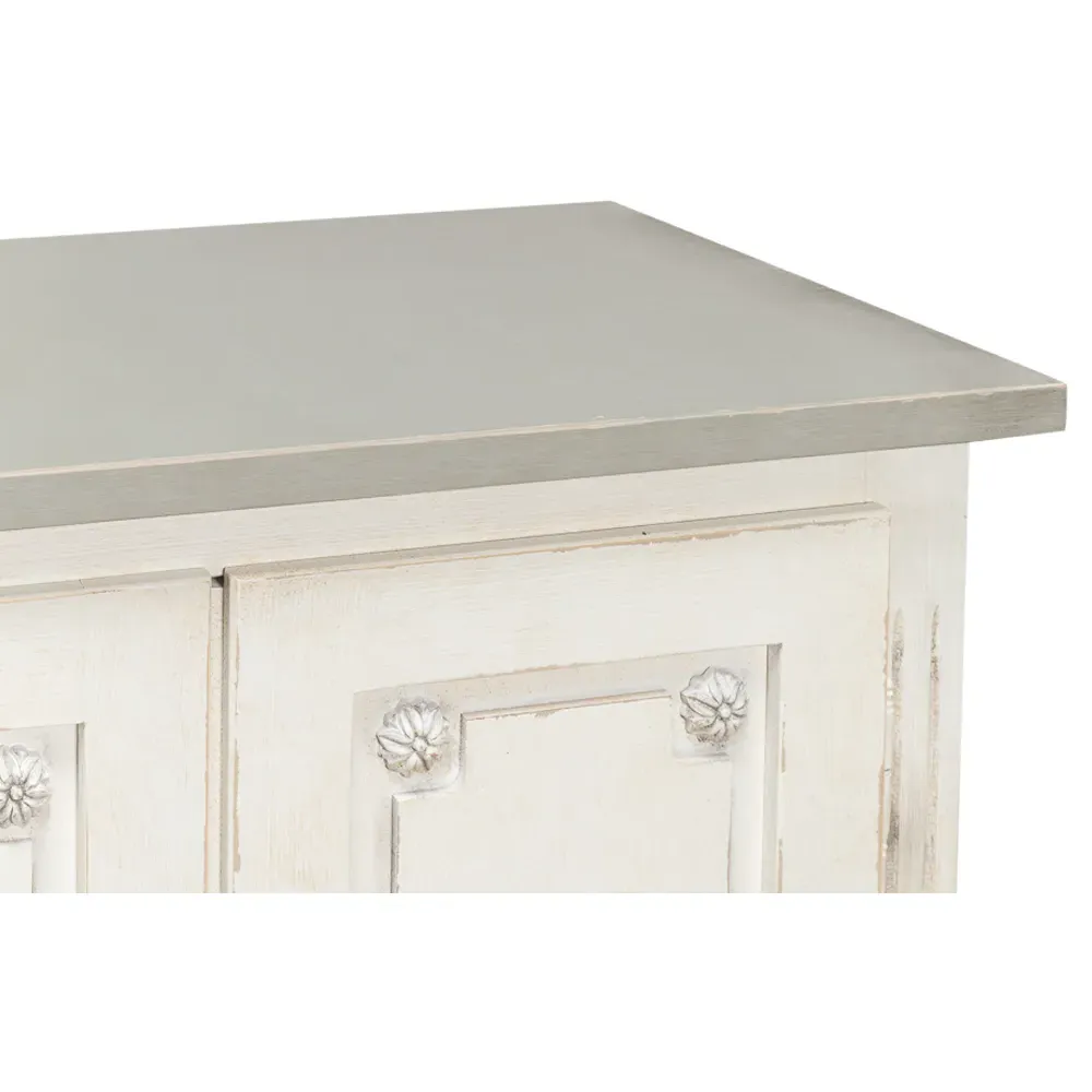 Bella French Country Sideboard - Grey, Wood