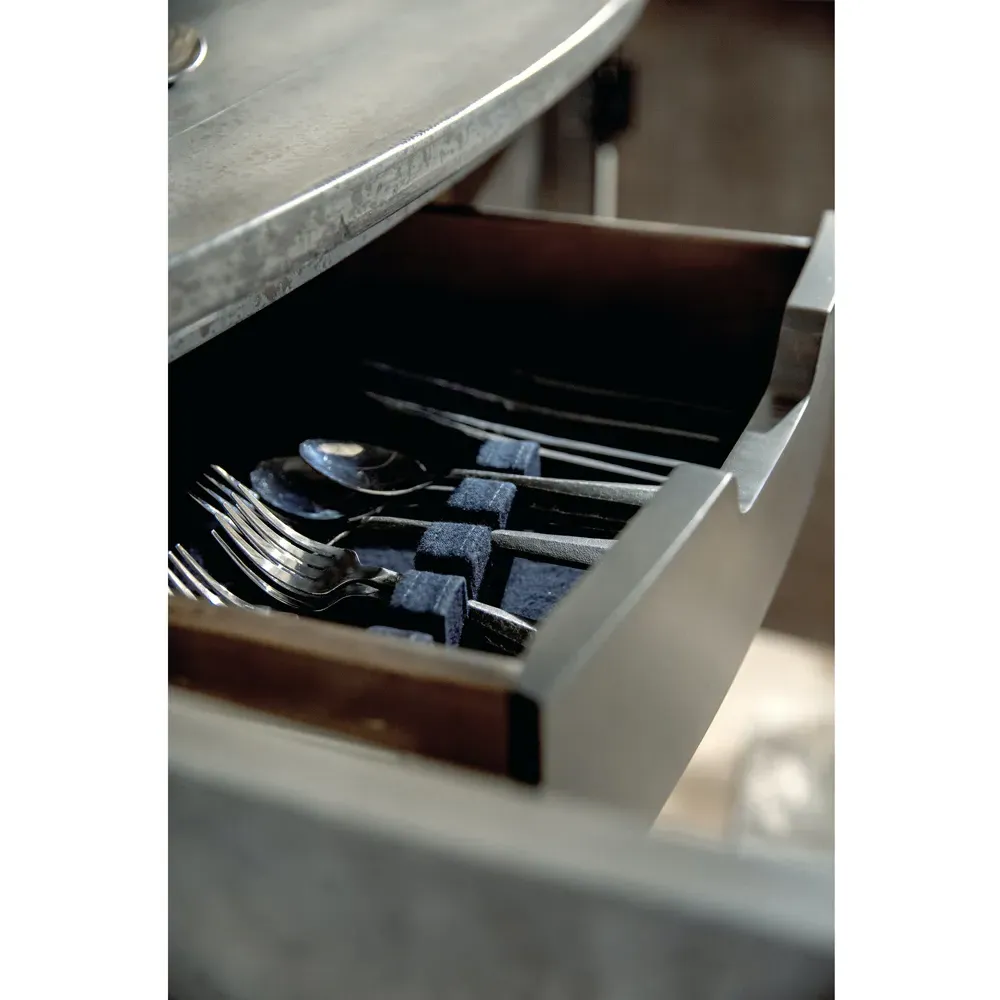 Bella Industrial Buffet Sideboard - Grey, Wood