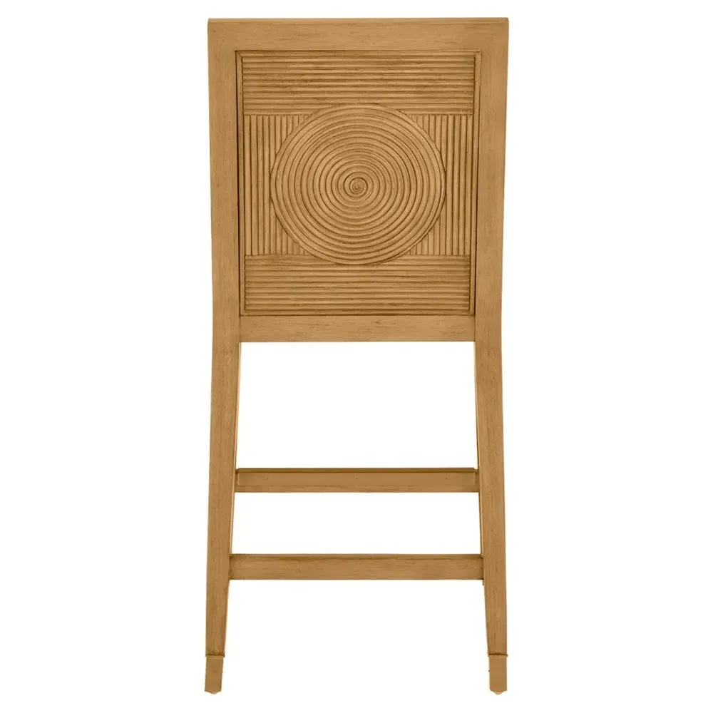 Bella Rattan Counter Stool - Beige, Natural