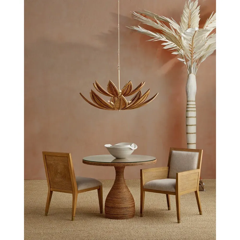 Bella Rattan Dining Chair - Beige, Natural