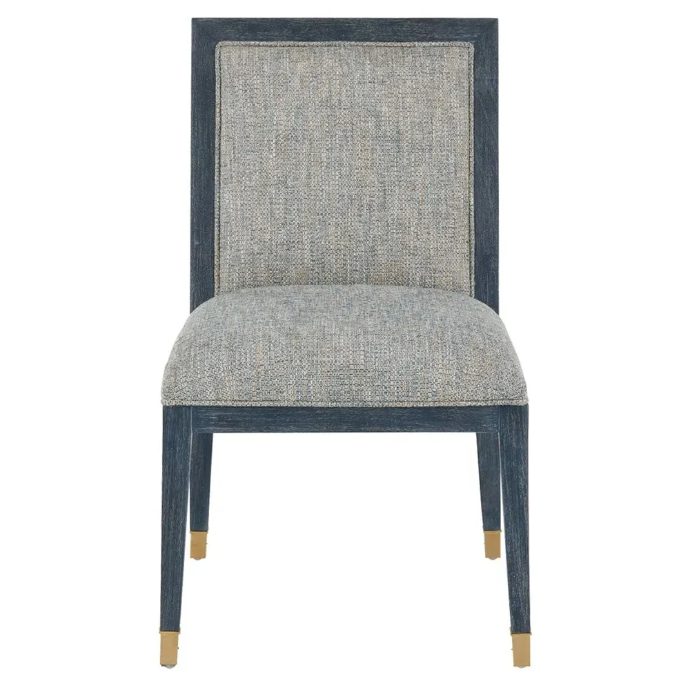 Bella Rattan Dining Chair - Grey, Mahogany image