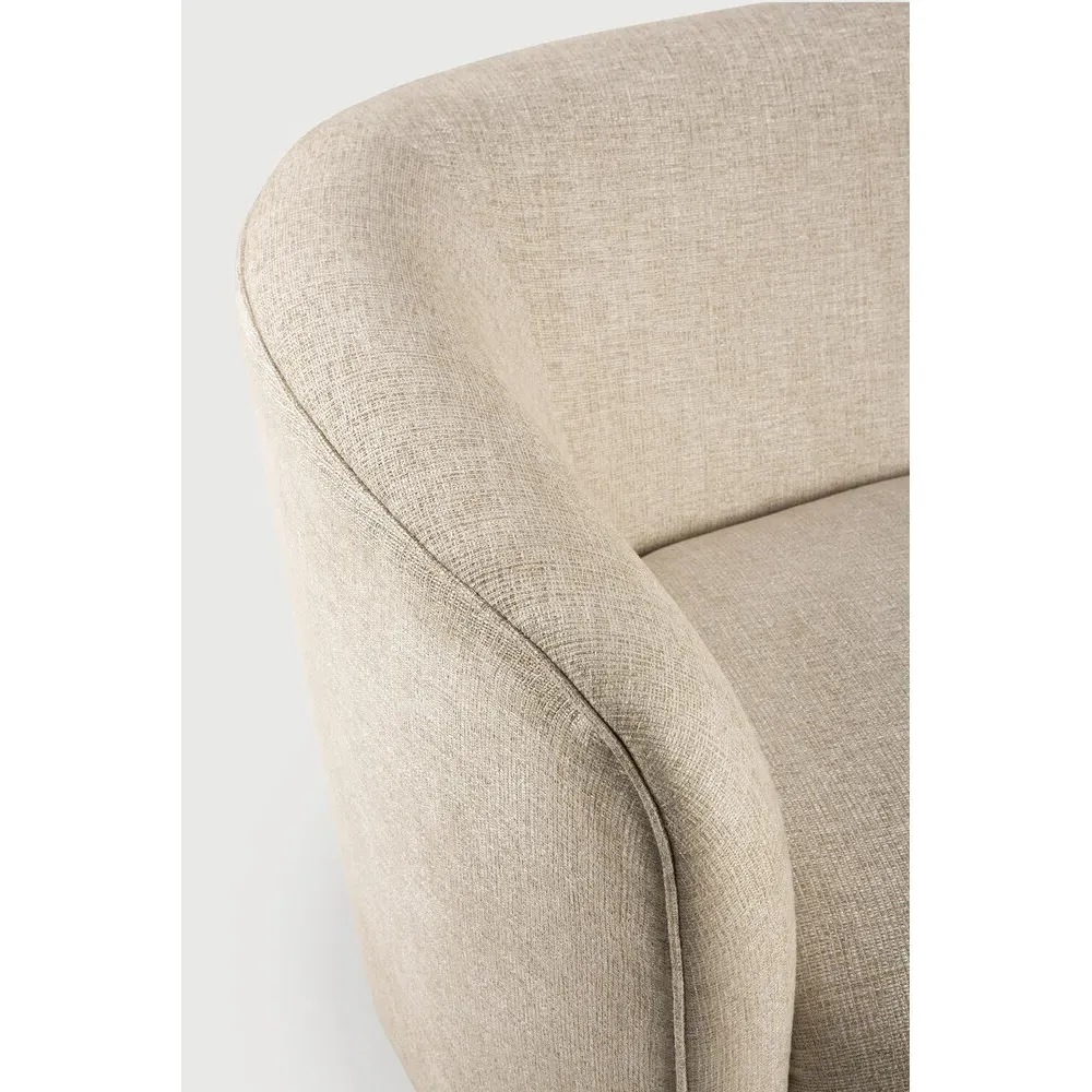 Bella Upholstered Sofa - Oatmeal