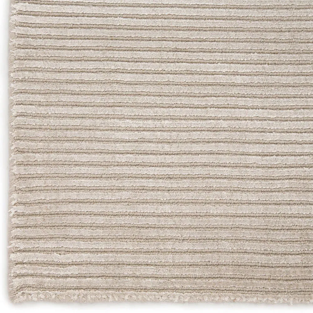 Belle 10'x14' Wool Rug - Light Grey