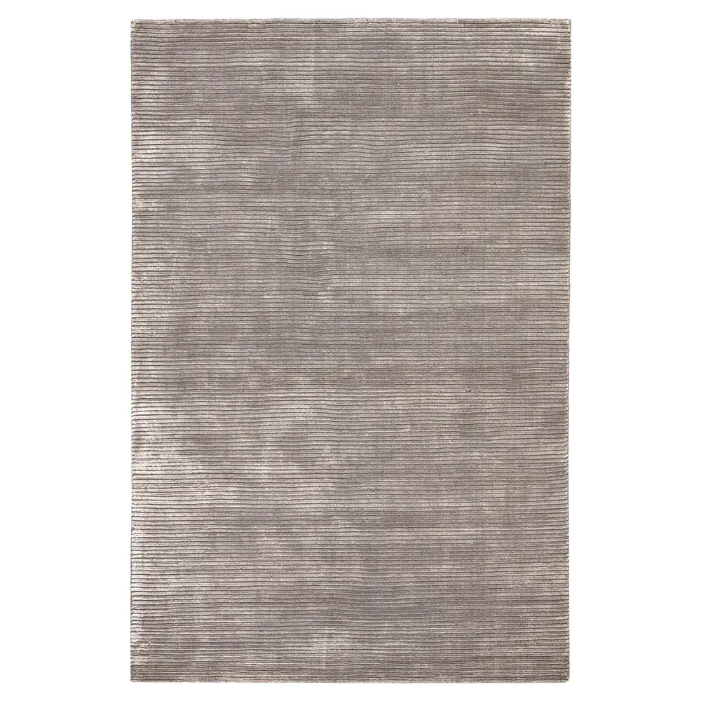 Belle 12'x15' Solid Rug - Ash Grey, Wool