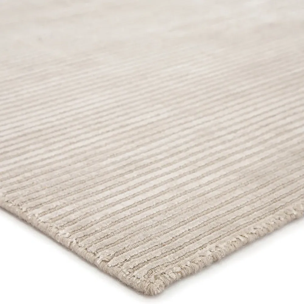 Belle 9'x12' Wool Rug - Light Grey