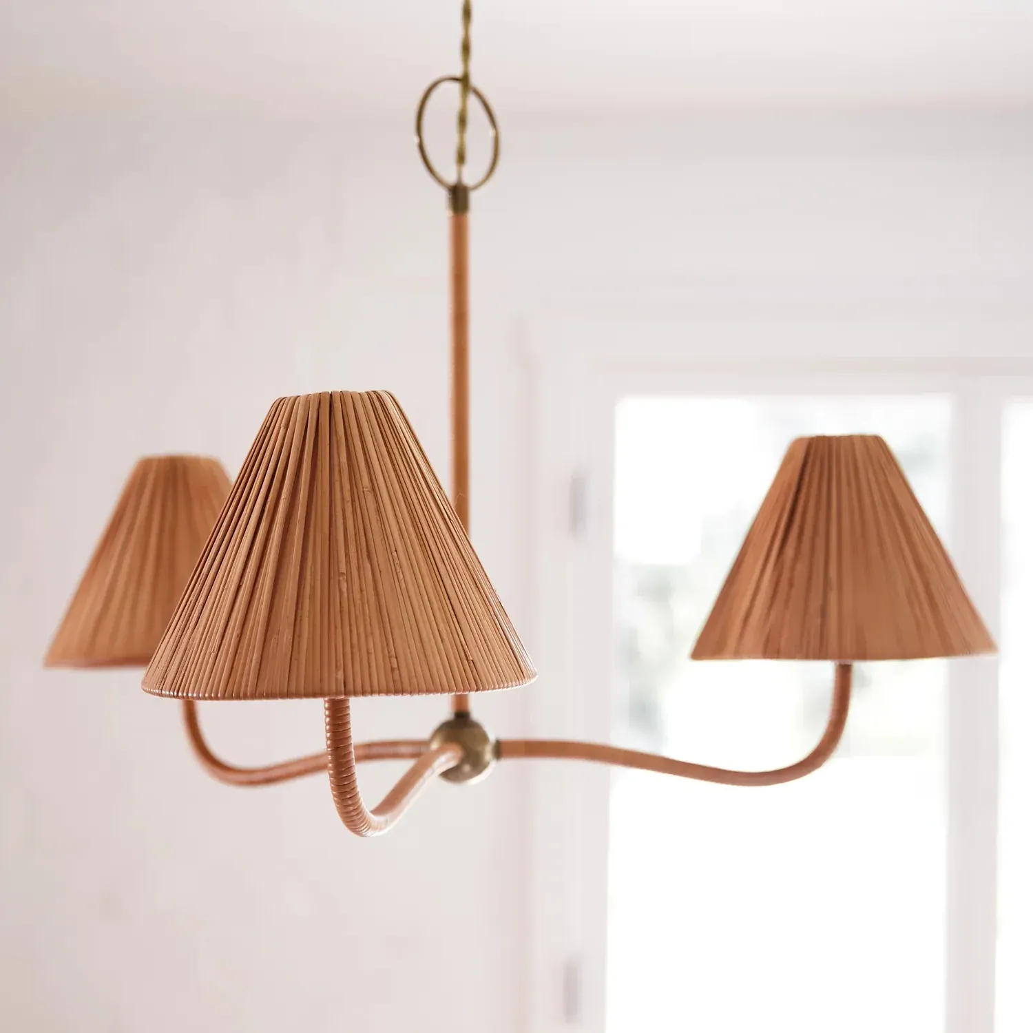 Belle Chandelier - Natural, Rattan