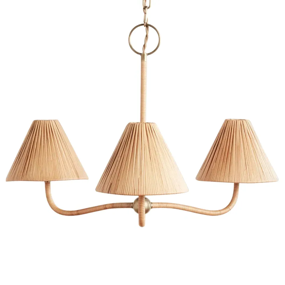Belle Chandelier - Natural, Rattan