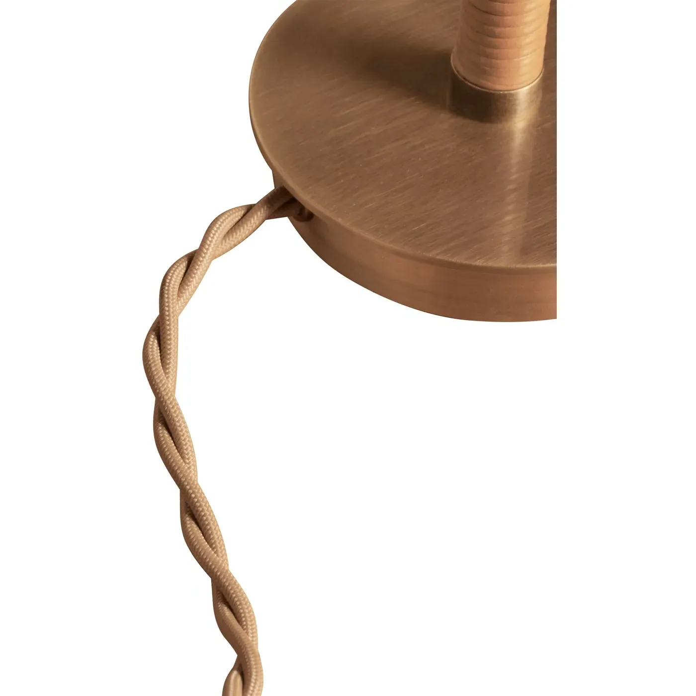 Belle Mini Rattan Table Lamp - Natural, Gold