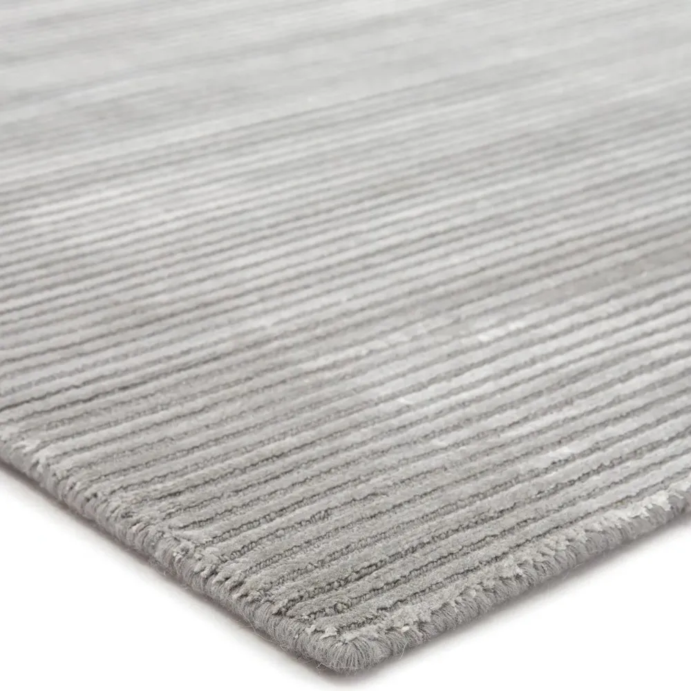 Belle Sample Solid Rug - Ash Grey, Wool