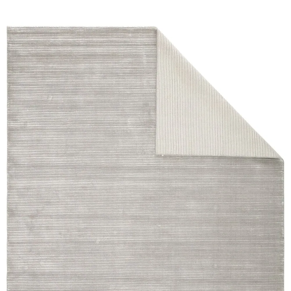 Belle Sample Solid Rug - Ash Grey, Wool
