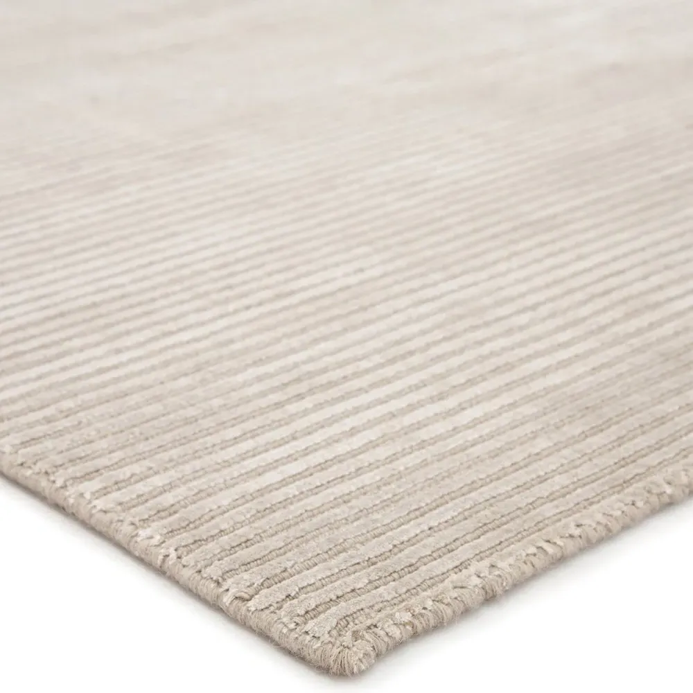 Belle Sample Wool Rug - Light Grey
