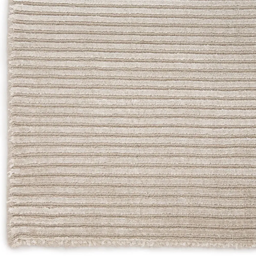 Belle Sample Wool Rug - Light Grey
