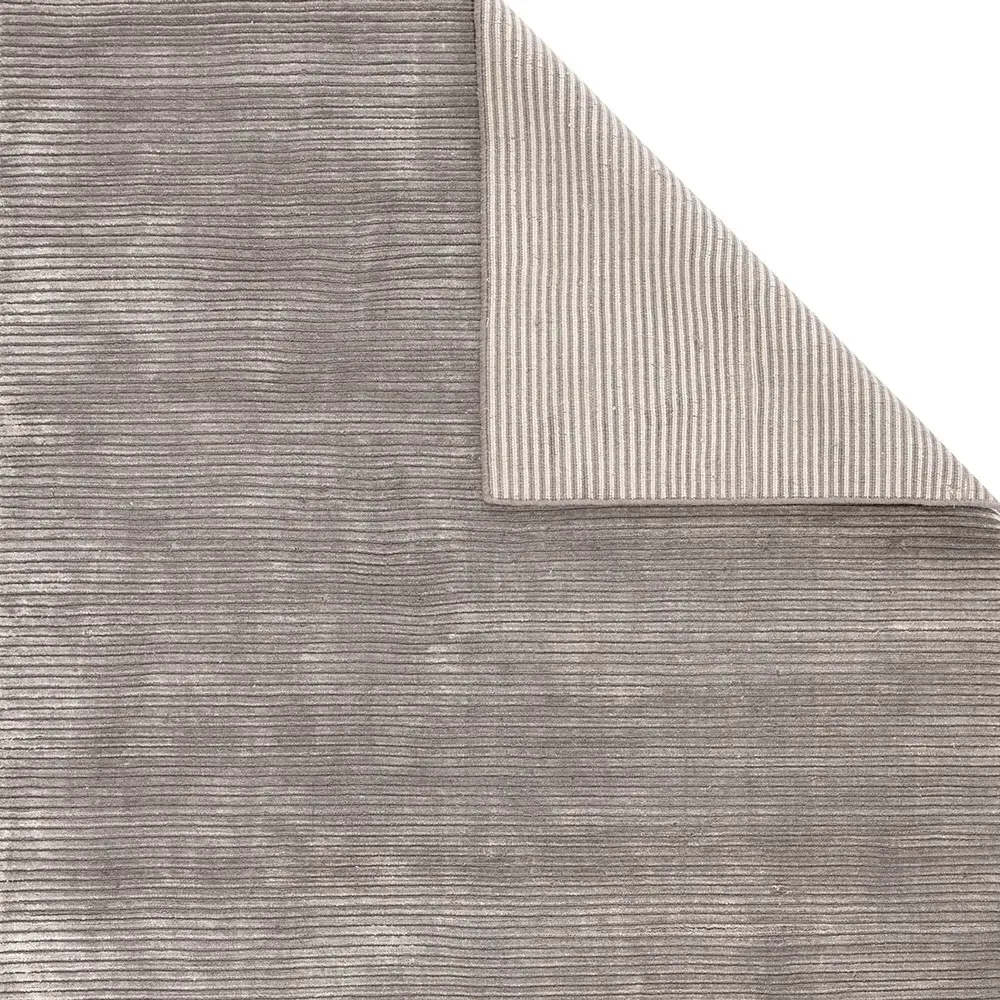 Belle Solid Rug - Ash Grey, Wool