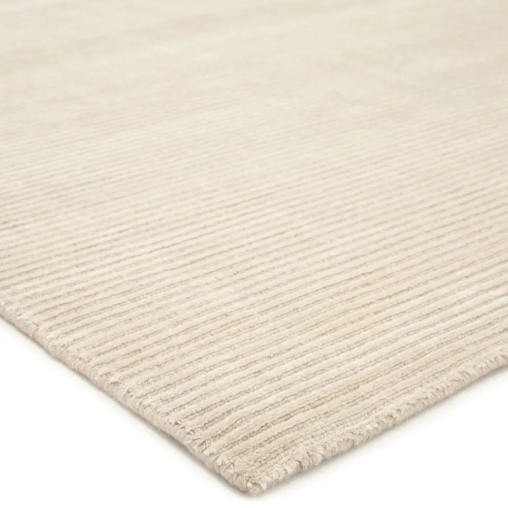 Belle Wool Rug Sample - White