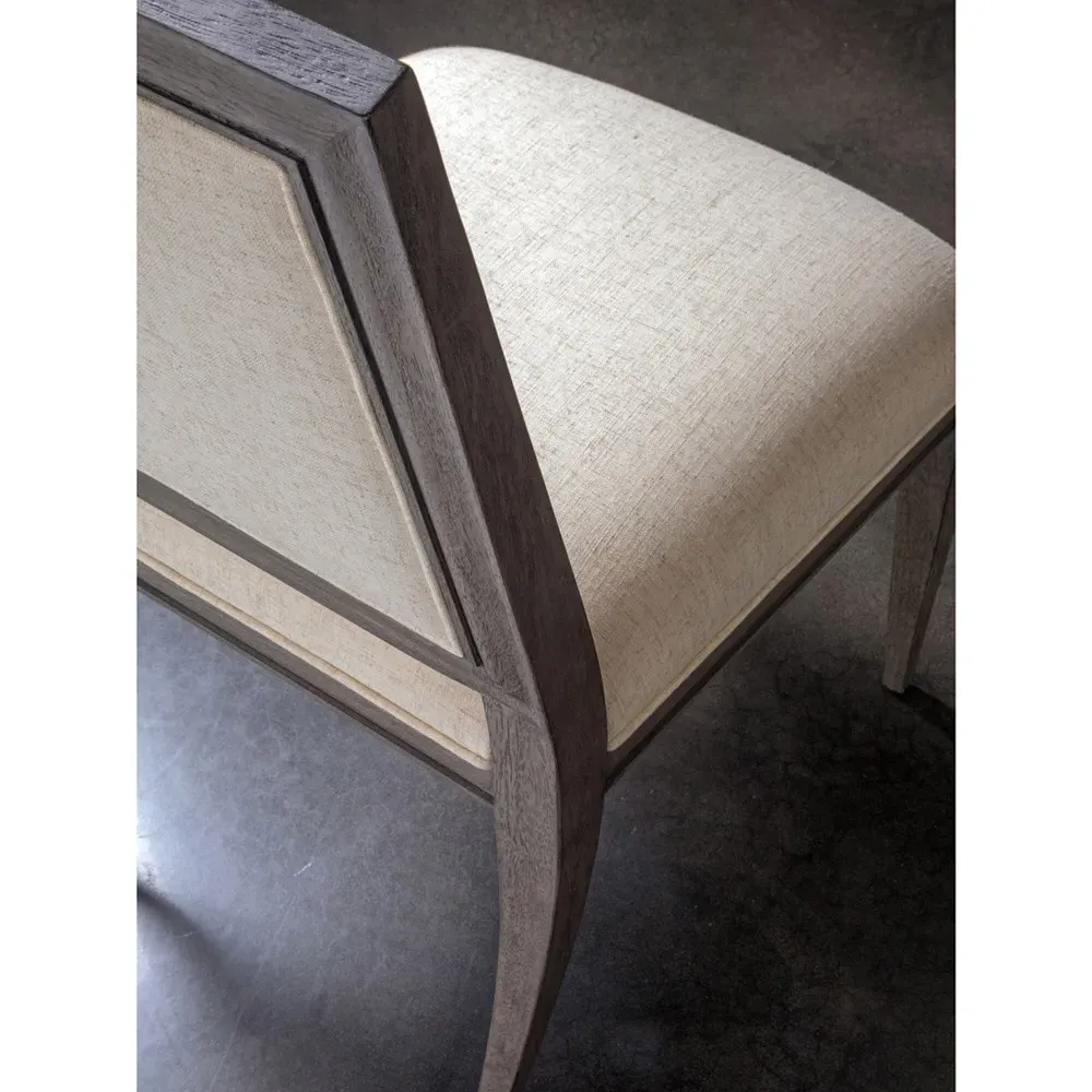 Belvedere Dining Side Chair - Beige, Oak